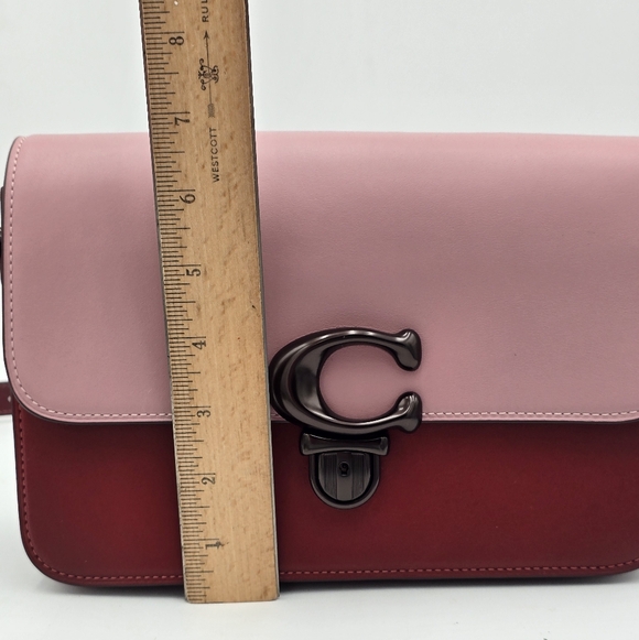 Coach Studio Bag Brass/ Pink Multi - Picture 16 of 16